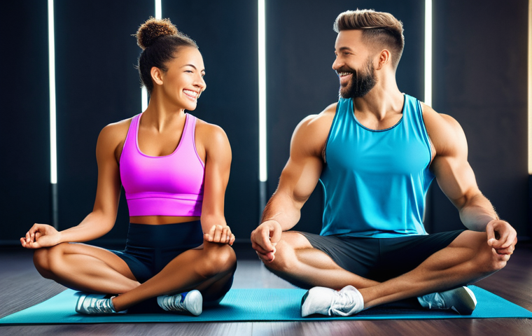 운동 처방 - **Guided Exercise for Health and Recovery:** A cheerful elderly individual, around 70 years old, is ...