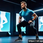 스포츠과학 학술지 - **AI Coach and Wearable Tech in a Dynamic Training Scene**
    A fit male athlete, in his late 20s, ...