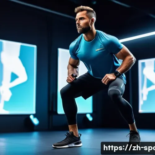 스포츠과학 학술지 - **AI Coach and Wearable Tech in a Dynamic Training Scene**
    A fit male athlete, in his late 20s, ...