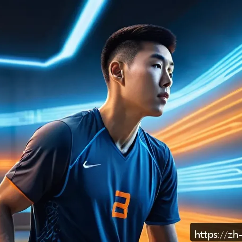 운동 학습 이론 - A detailed digital illustration of a young adult practicing basketball in a modern gym environment, ...