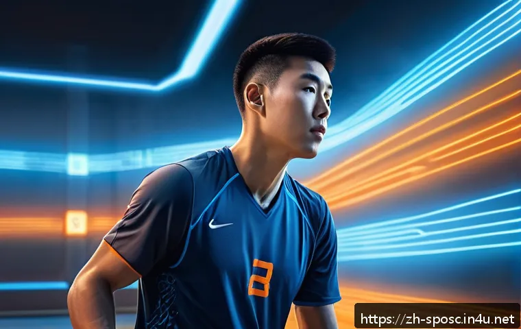 운동 학습 이론 - A detailed digital illustration of a young adult practicing basketball in a modern gym environment, ...